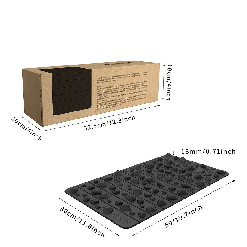 EVA Anti-Fatigue Foot Pressure Mat, Yoga Mat, Massage Mat, Portable Fitness Floor Mat, Foot Massage Mat