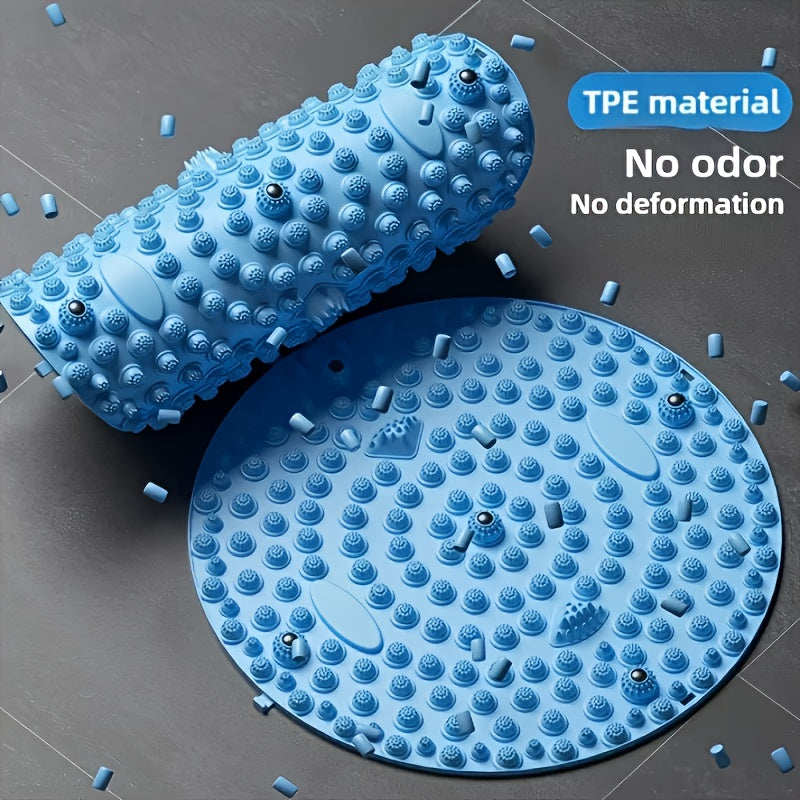 Portable Foot Massager 1pc Portable Foot Massage Mat with Acupoints | Durable Plastic, Foot Massager, Acupressure Board for Home Relaxation and Exercise