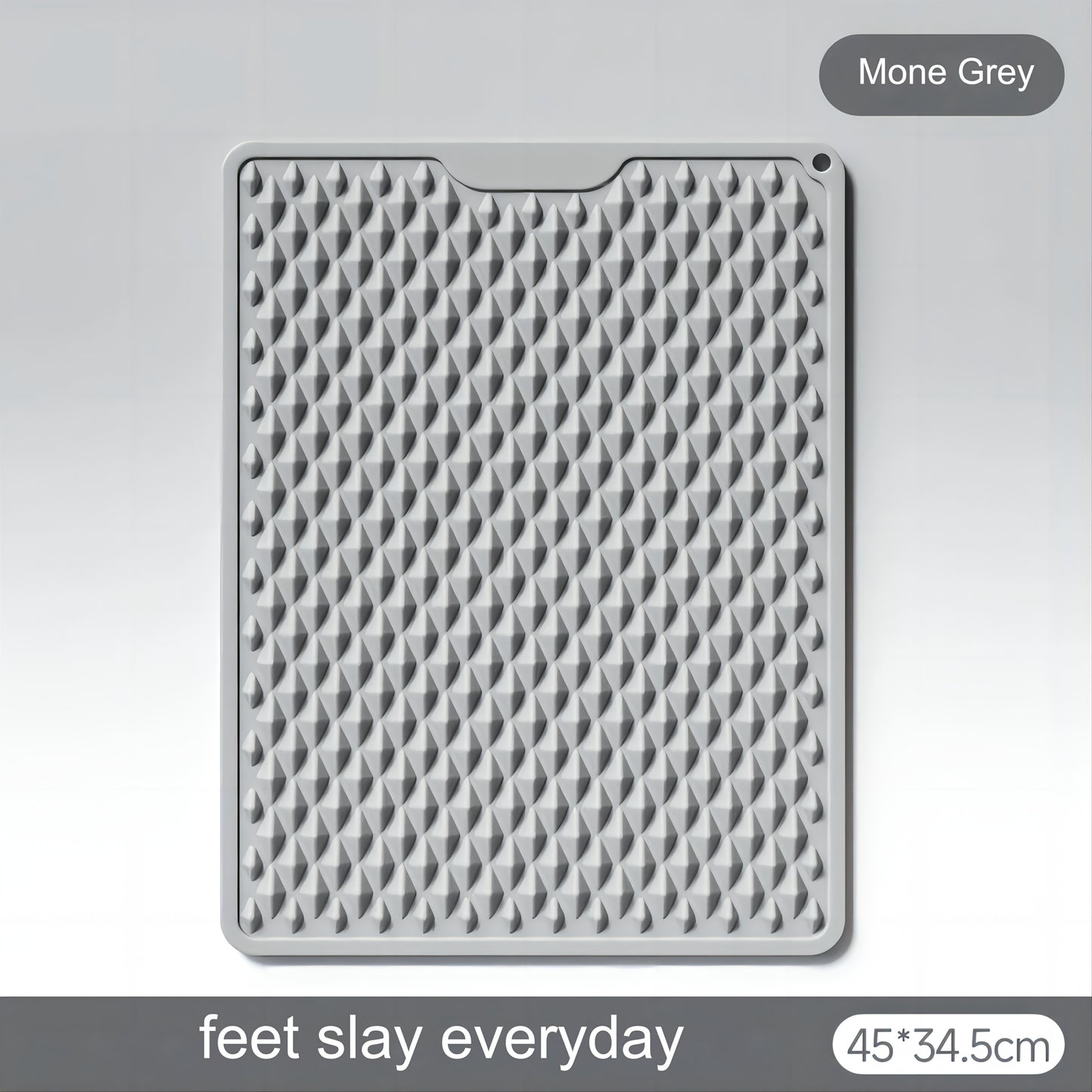 Quick-Dry Foldable Foot Massage Pad with Scallop Edge Design - Food-Grade Silicone, Deep Tissue Relief for Yoga & Post-Hike Recovery, 15-Minute Pre-Sleep Massage, Yoga Mat Foot Pad | Scallop Edge Foot Pad | Silicone Foot Pad