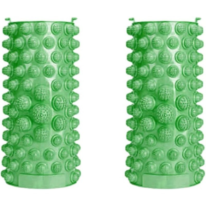 Foot Massar Mat Foot Reflexology Pads Plantar Massa for Adult 2pcs Green