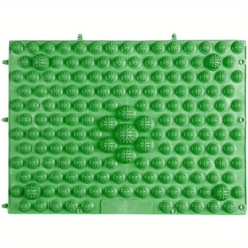 Foot Massar Mat Foot Reflexology Pads Plantar Massa for Adult 2pcs Green