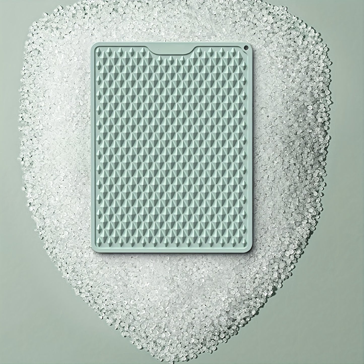 Quick-Dry Foldable Foot Massage Pad with Scallop Edge Design - Food-Grade Silicone, Deep Tissue Relief for Yoga & Post-Hike Recovery, 15-Minute Pre-Sleep Massage, Yoga Mat Foot Pad | Scallop Edge Foot Pad | Silicone Foot Pad