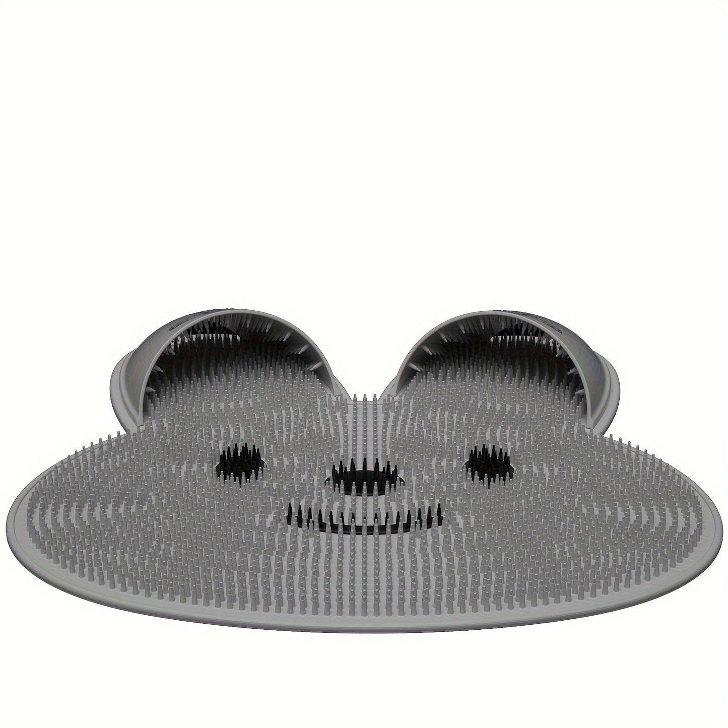 Silicone Rabbit Foot Scrubber Non-Slip Rabbit-Shaped Silicone Wedyvko Foot Scrubber Mat - Acrylic Shower Floor Exfoliator Pad with Suction Cups for Men & Women