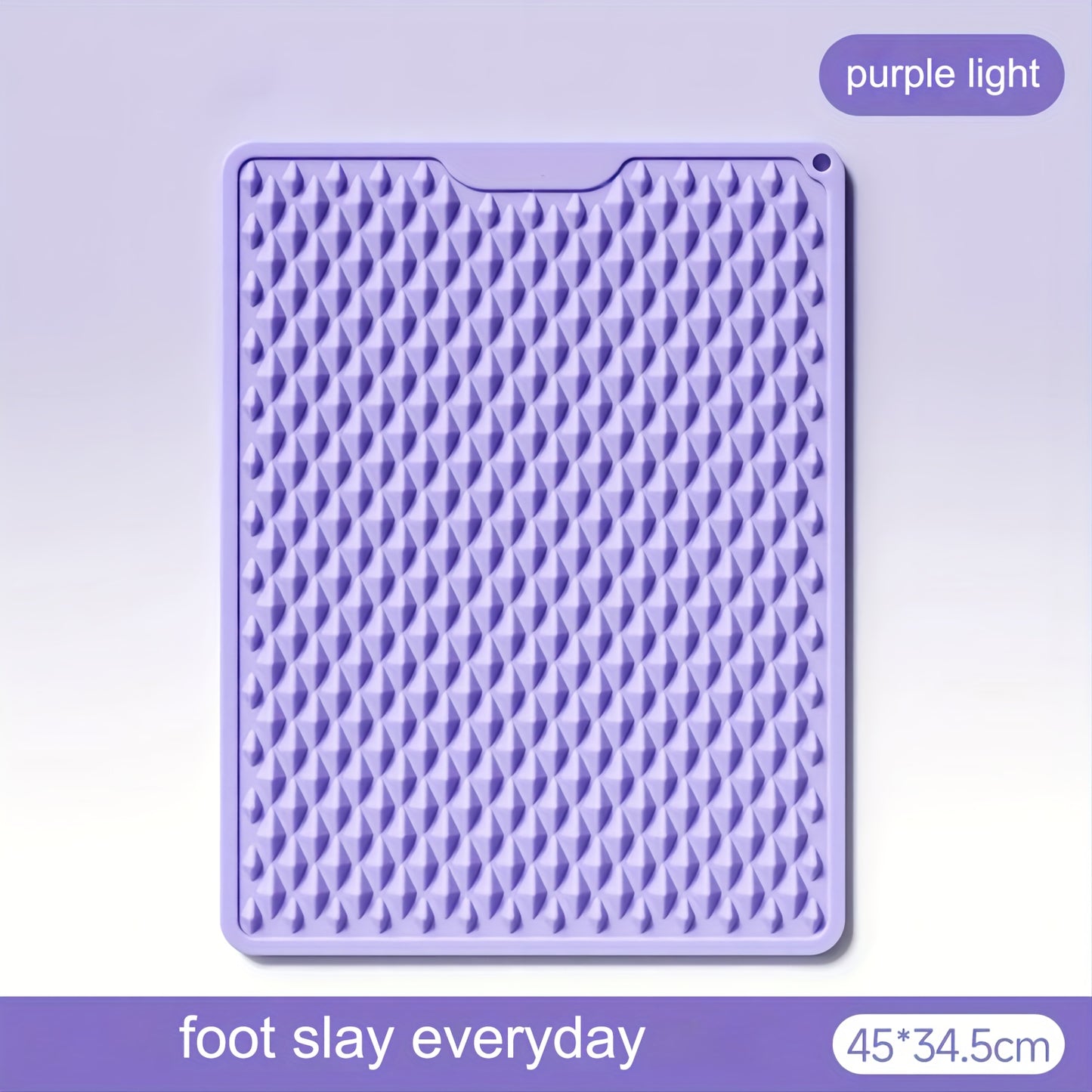 Quick-Dry Foldable Foot Massage Pad with Scallop Edge Design - Food-Grade Silicone, Deep Tissue Relief for Yoga & Post-Hike Recovery, 15-Minute Pre-Sleep Massage, Yoga Mat Foot Pad | Scallop Edge Foot Pad | Silicone Foot Pad